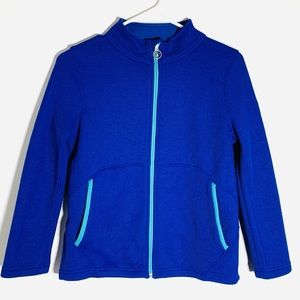 Spider Girl’s Sportswear Jacket Sz L Blue GUC